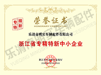 浙江省專精特新中小企業(yè)